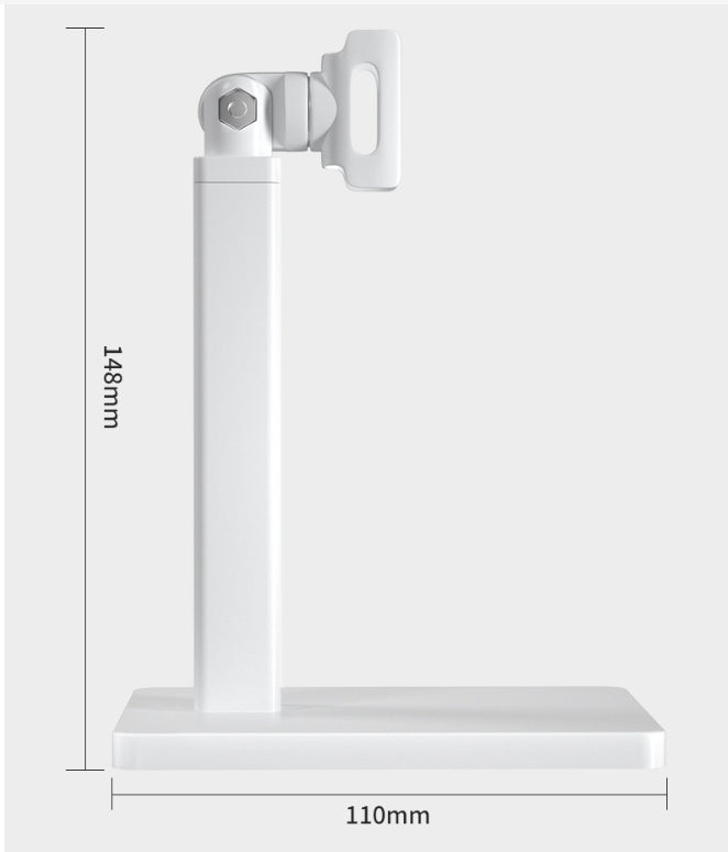 White Manicure Word Lamp Bracket with Adjustable Degrees for Stylish Lighting - Teleplus manicure word lamp bracket