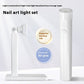 White Manicure Word Lamp Bracket with Adjustable Degrees for Stylish Lighting - Teleplus manicure word lamp bracket