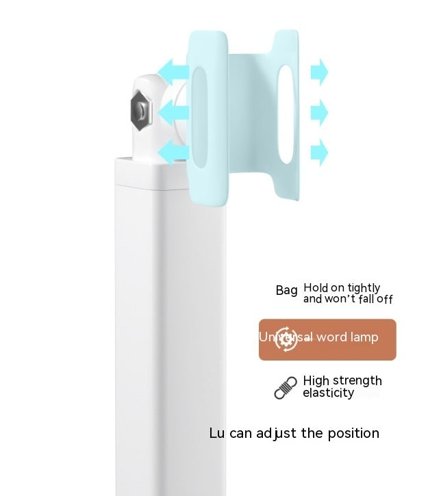 White Manicure Word Lamp Bracket with Adjustable Degrees for Stylish Lighting - Teleplus manicure word lamp bracket