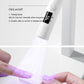 White Manicure Word Lamp Bracket with Adjustable Degrees for Stylish Lighting - Teleplus manicure word lamp bracket
