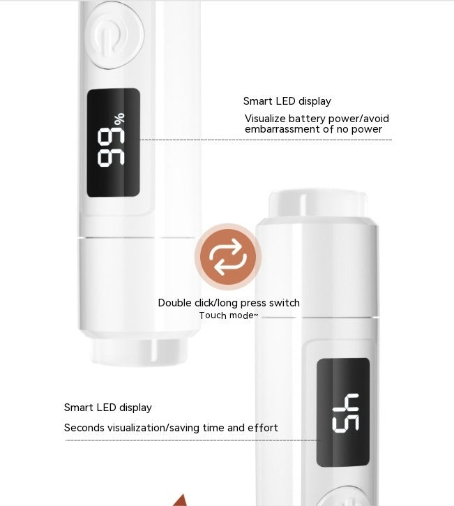 White Manicure Word Lamp Bracket with Adjustable Degrees for Stylish Lighting - Teleplus manicure word lamp bracket