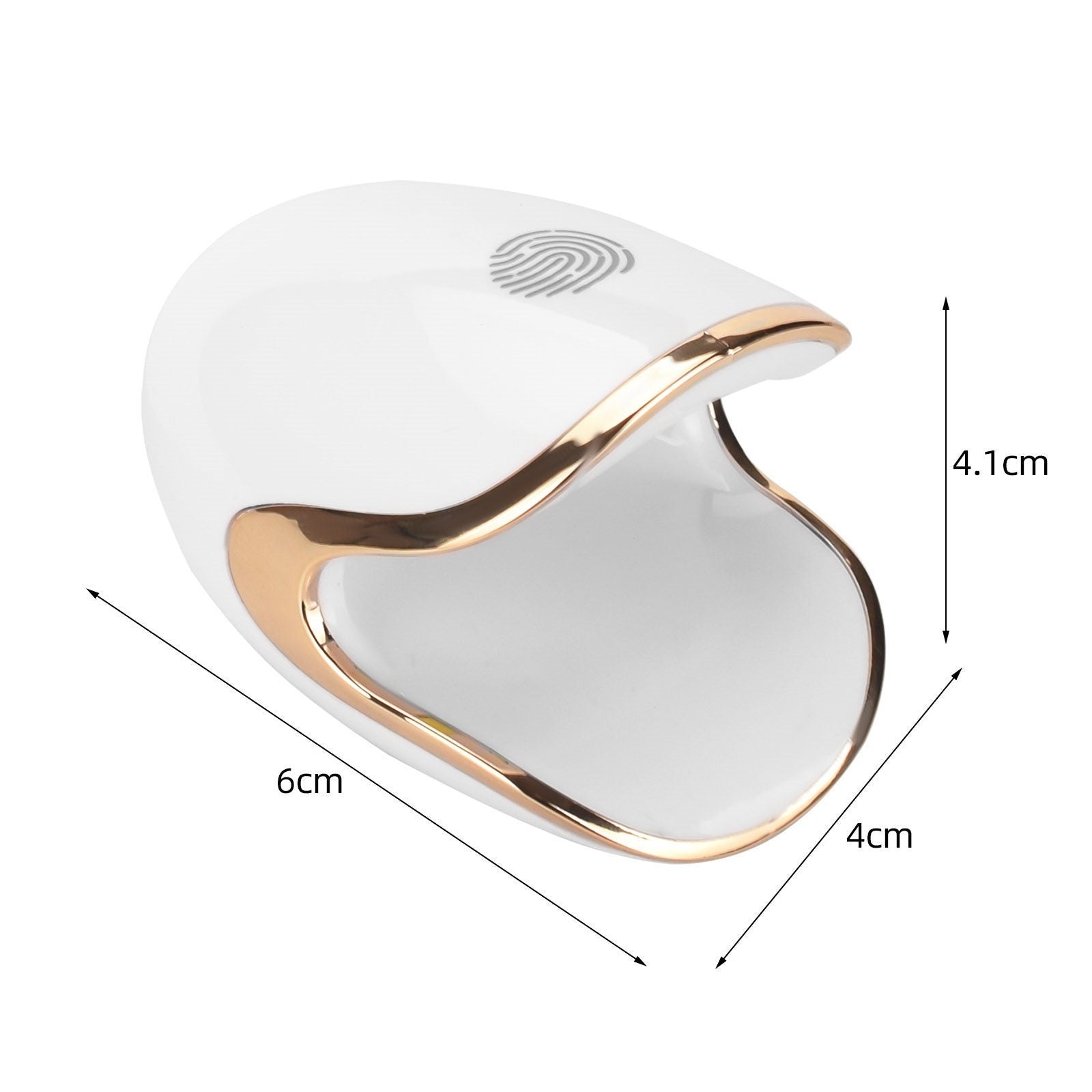 White MJ0256 Household Portable Black Hand LED Single Finger Hot Lamp - Teleplus for Use black hand led single finger