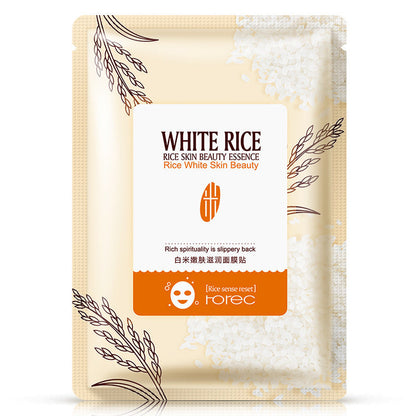 White Rice Soft Moisturizing Facial Mask for Skin Rejuvenation in the United States - Dewy moisturizing facial mask