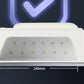 White T8-A Hand Pillow UV Lamp for Nails Power Hot with Nail Dryer - Teleplus hands hand pillow uv lamp power hot