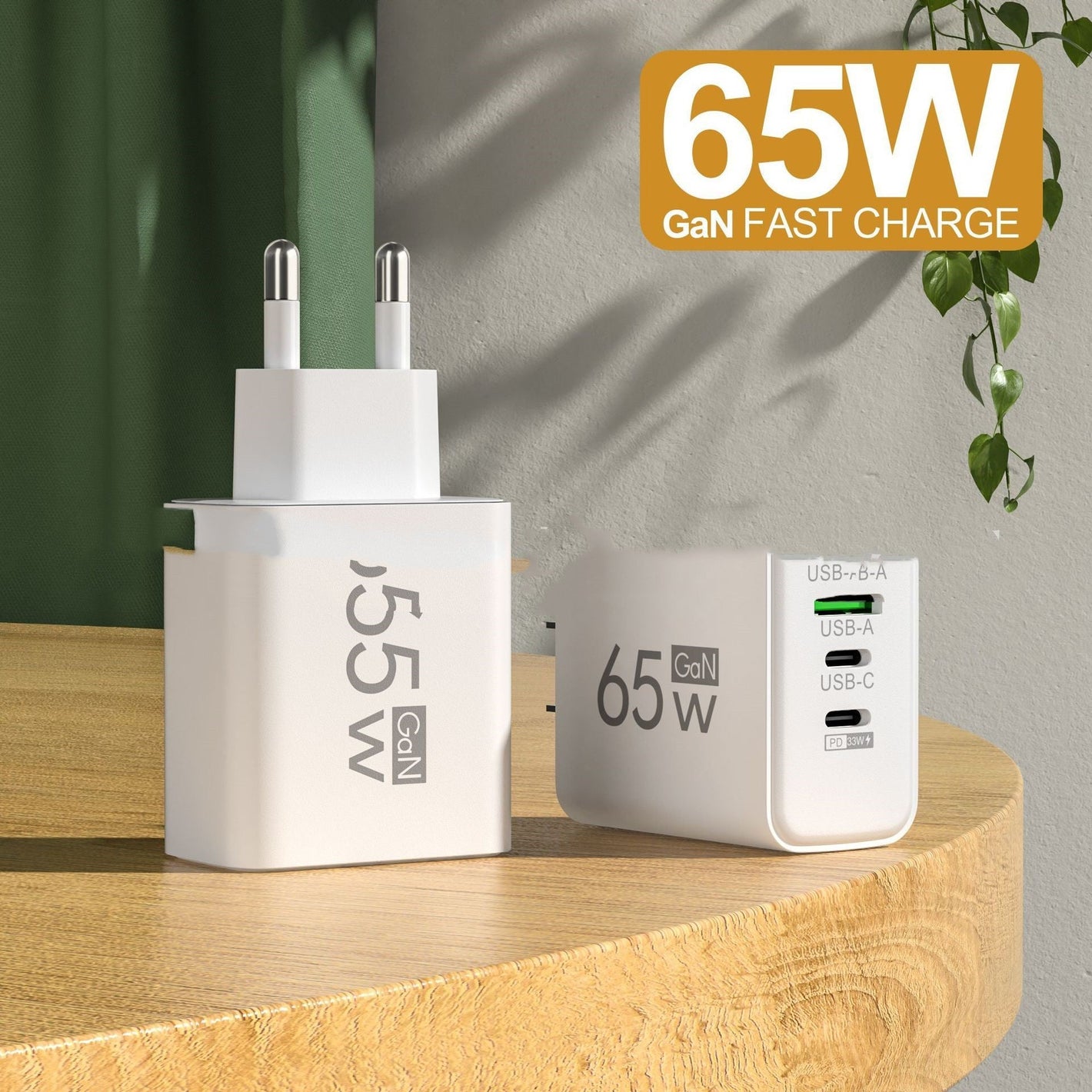 White USB Charger for United States Devices with Frosted Square Design - Phones That Love a Power Nap united states chf
