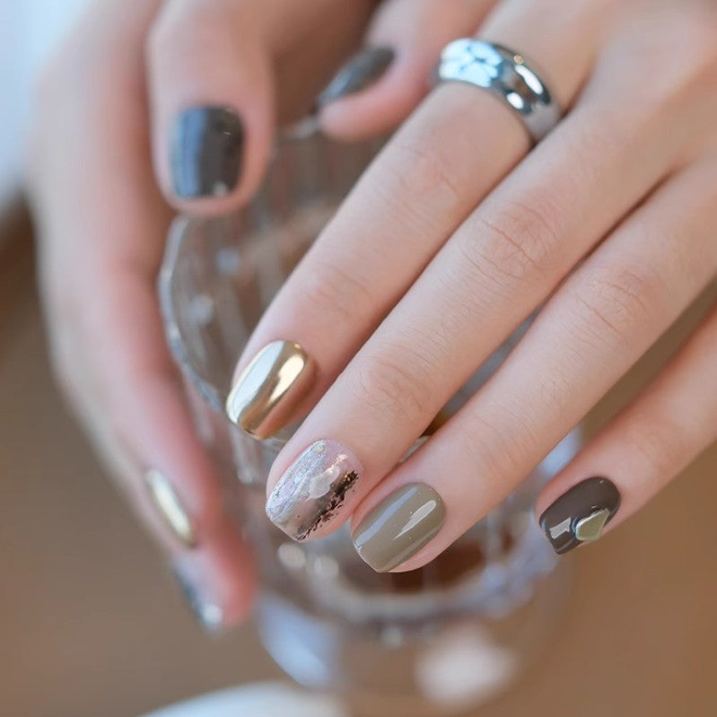 White Wear Armor Nail Tips for Modern Age Style in the United States - US white wear armor modern age united states