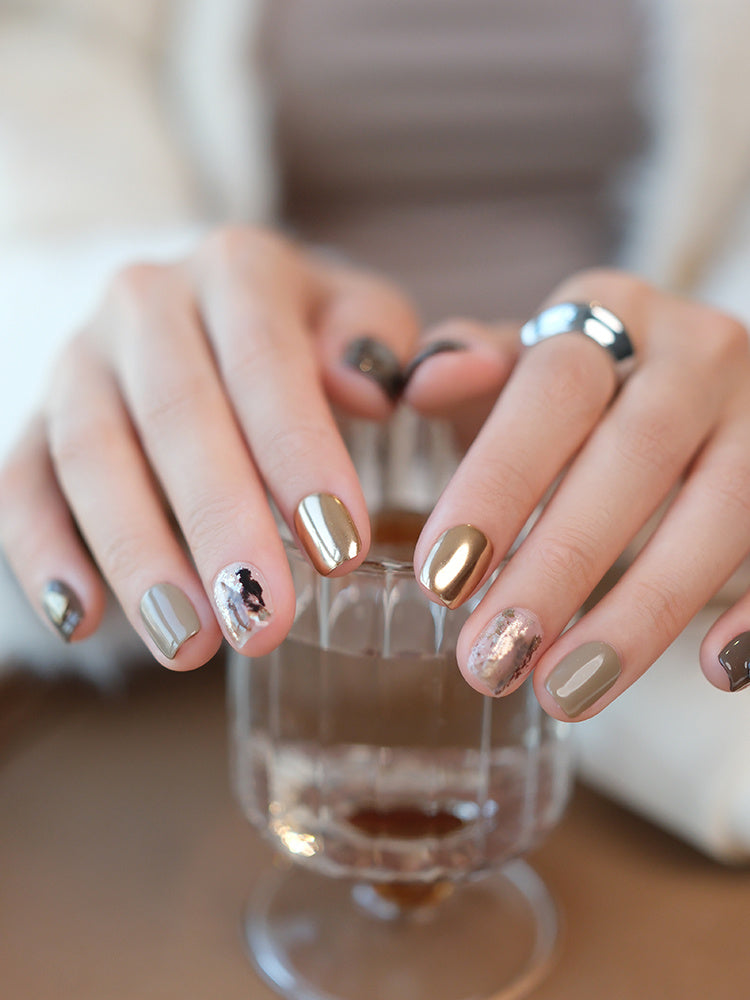 White Wear Armor Nail Tips for Modern Age Style in the United States - US white wear armor modern age united states