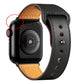 Wide-mouthed Sleeve Leather Strap Wristband - Wide-mouthed Sleeve Leather Strap with Black Buckle