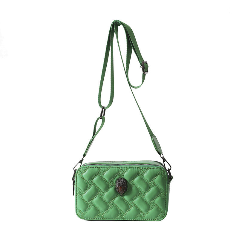 Wide Shoulder Strap Crossbody Bag with Eagle for Daily - Teleplus shoulder crossbody wide strap eagle