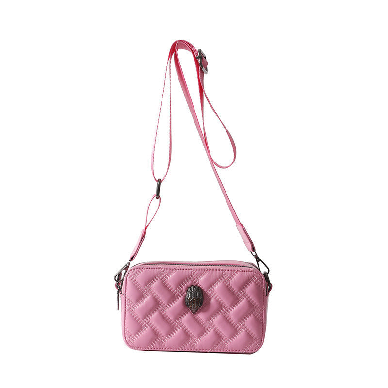 Wide Shoulder Strap Crossbody Bag with Eagle for Daily - Teleplus shoulder crossbody wide strap eagle