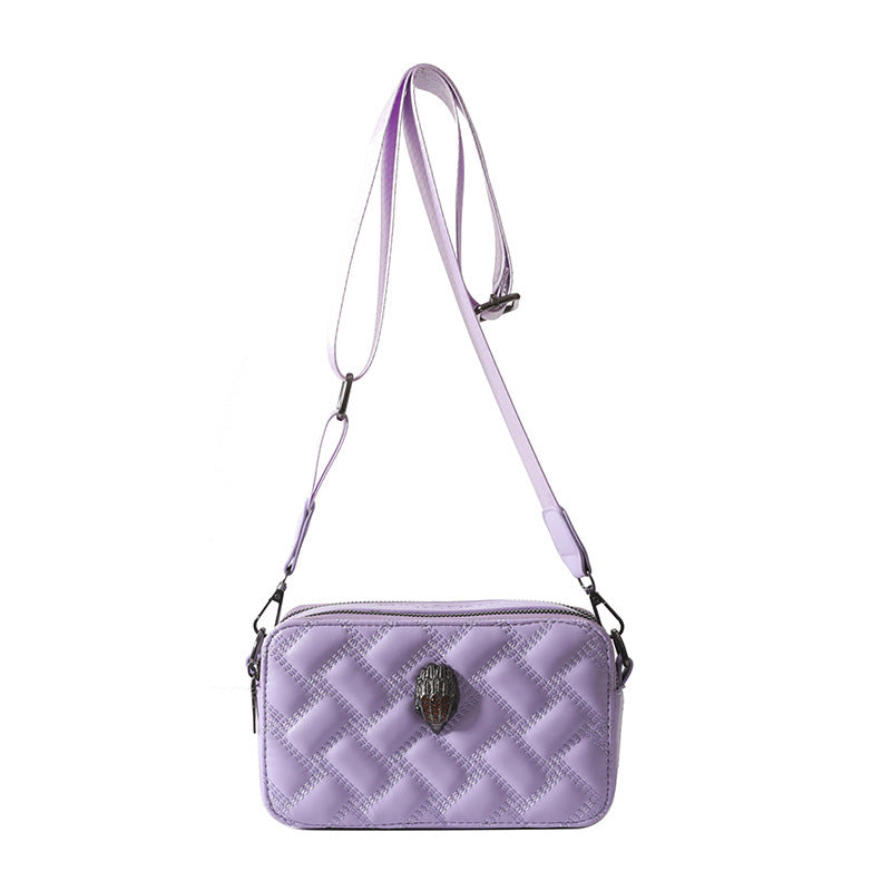 Wide Shoulder Strap Crossbody Bag with Eagle for Daily - Teleplus shoulder crossbody wide strap eagle