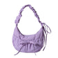 Wild Nylon Pleated Travel Bag with Bow and Three-Dimensional Pocket - Teleplus temperament wild nylon pleated bow