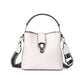 Winter Bucket Bag Shoulder Messenger with Leather and Polyester Cotton Lining - winter bucket bag shoulder messenger