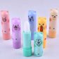 Winter cute bear colorless lip balm set for all skin types with mixed colors - Teleplus Cute Bear Colorless Lip Balm