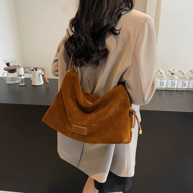 Winter Niche Shoulder Bag with Leopard Underarm Pillow and Polyester Lining - Teleplus winter niche shoulder underarm