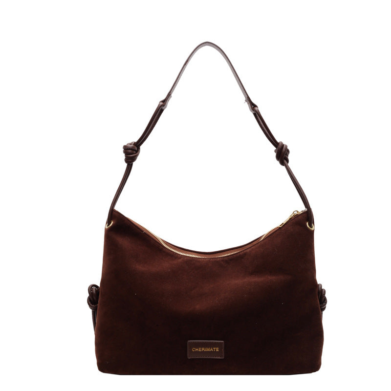 Winter Niche Shoulder Bag with Leopard Underarm Pillow and Polyester Lining - Teleplus winter niche shoulder underarm