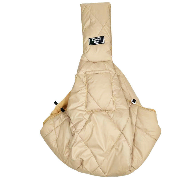 Winter Pet Bag Warm Backpack for Small Dogs and Cats - winter pet bag warm backpack
