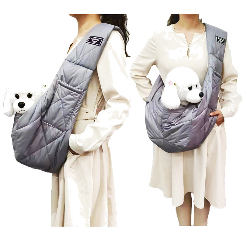 Winter Pet Bag Warm Backpack for Small Dogs and Cats - winter pet bag warm backpack