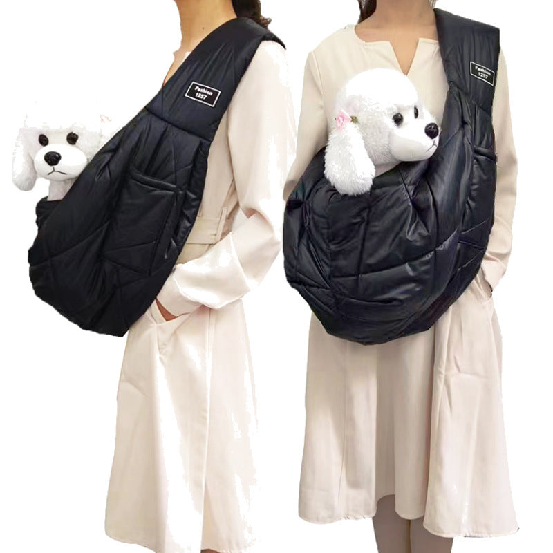 Winter Pet Bag Warm Backpack for Small Dogs and Cats - winter pet bag warm backpack