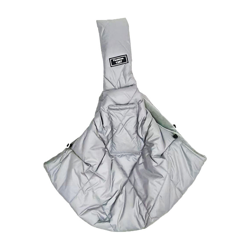 Winter Pet Bag Warm Backpack for Small Dogs and Cats - winter pet bag warm backpack