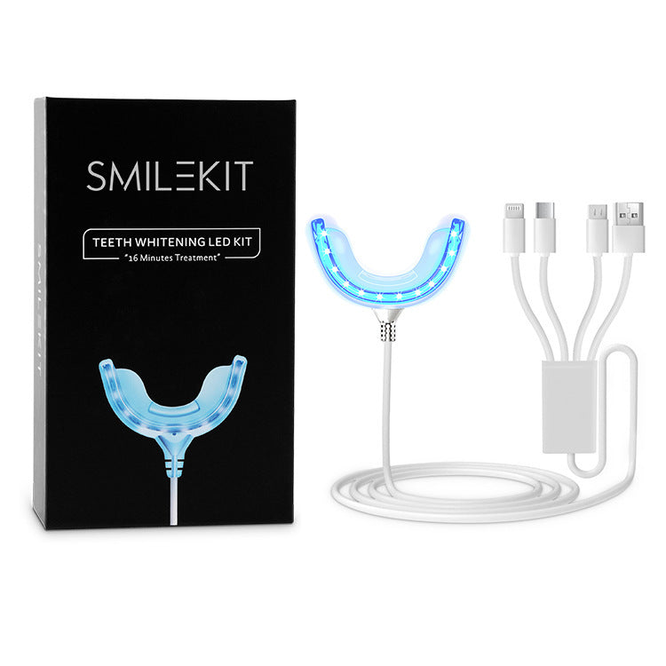 Household Tooth Whitening Light Suit with USB Charging for Easy - Brighten Your Smile Magic light suit household tooth