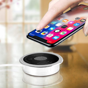 Wireless Charger with Waterproof Black Plastic Shell for Public Places in the United States - Charge Your Phone