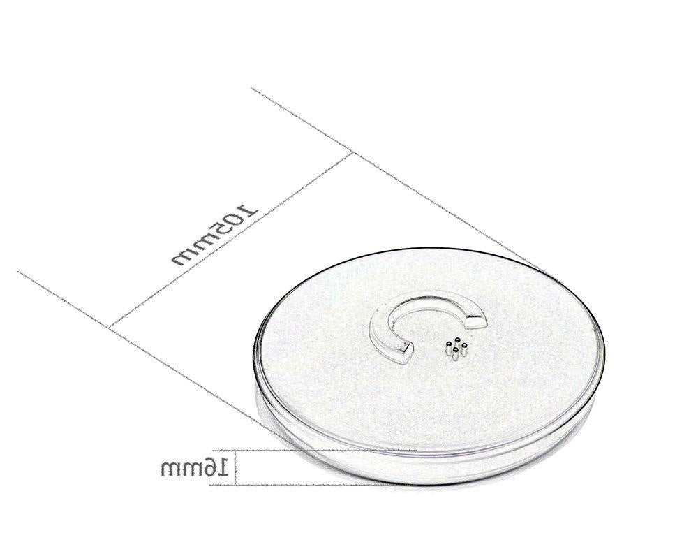 Wireless Charging Base for Devices Black or White Compact Power Dock Station - Teleplus