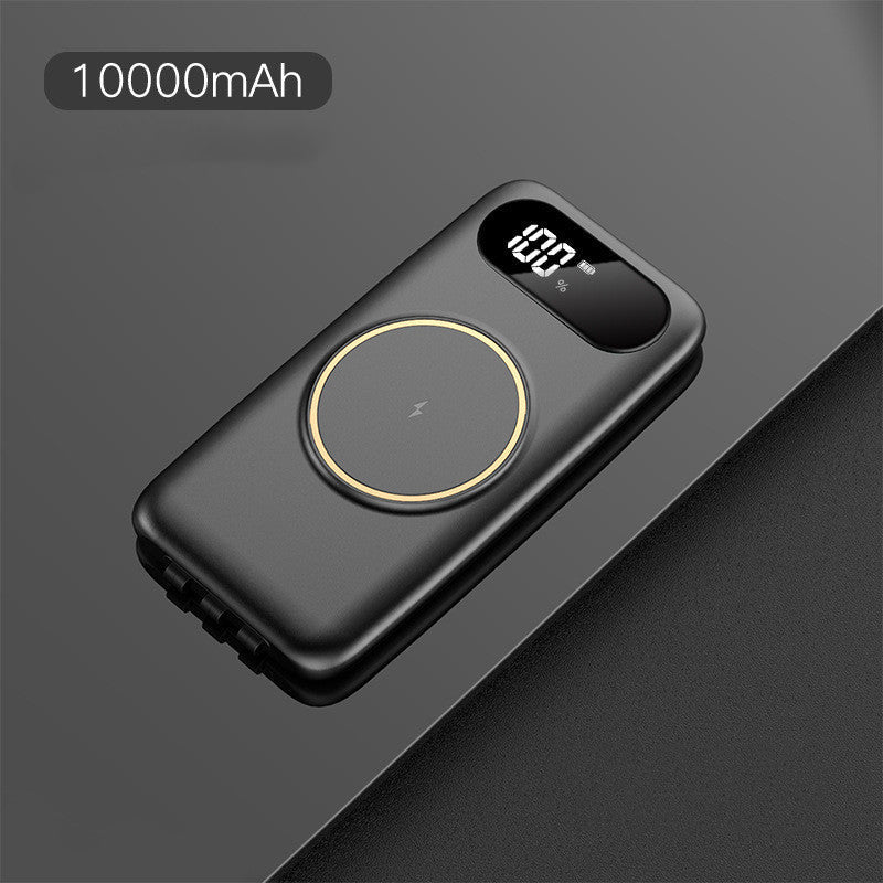 Wireless Charging Typec Input 10,000 Mobile Power - Wireless Charging Type-C 10000mAh Battery Type Power Bank