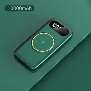 Wireless Charging Typec Input 10,000 Mobile Power - Wireless Charging Type-C 10000mAh Battery Type Power Bank