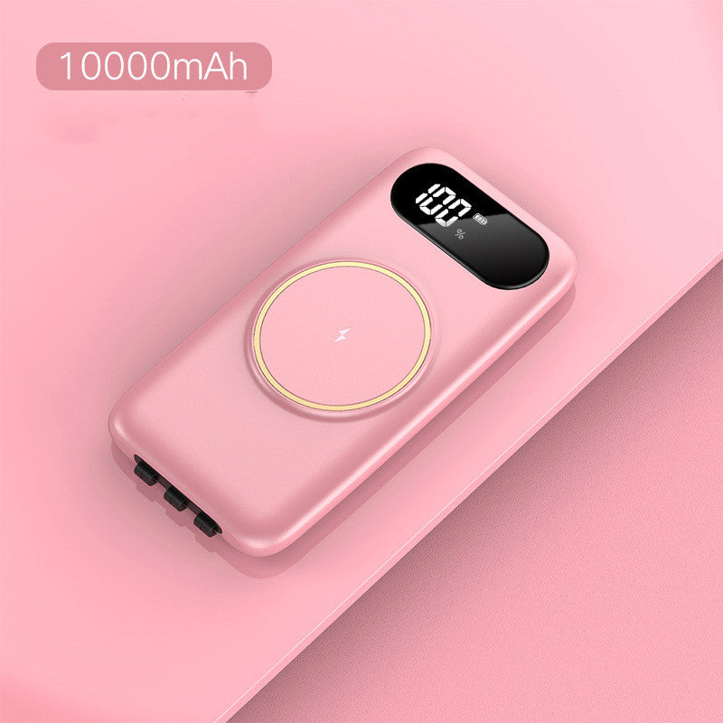 Wireless Charging Typec Input 10,000 Mobile Power - Wireless Charging Type-C 10000mAh Battery Type Power Bank