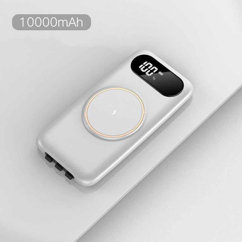 Wireless Charging Typec Input 10,000 Mobile Power - Wireless Charging Type-C 10000mAh Battery Type Power Bank