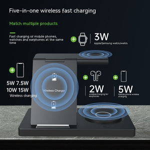 Wireless Fast Charging Station for Mobile Phones and Apple Watch in the United States - Charge Like a Boss with T258’s