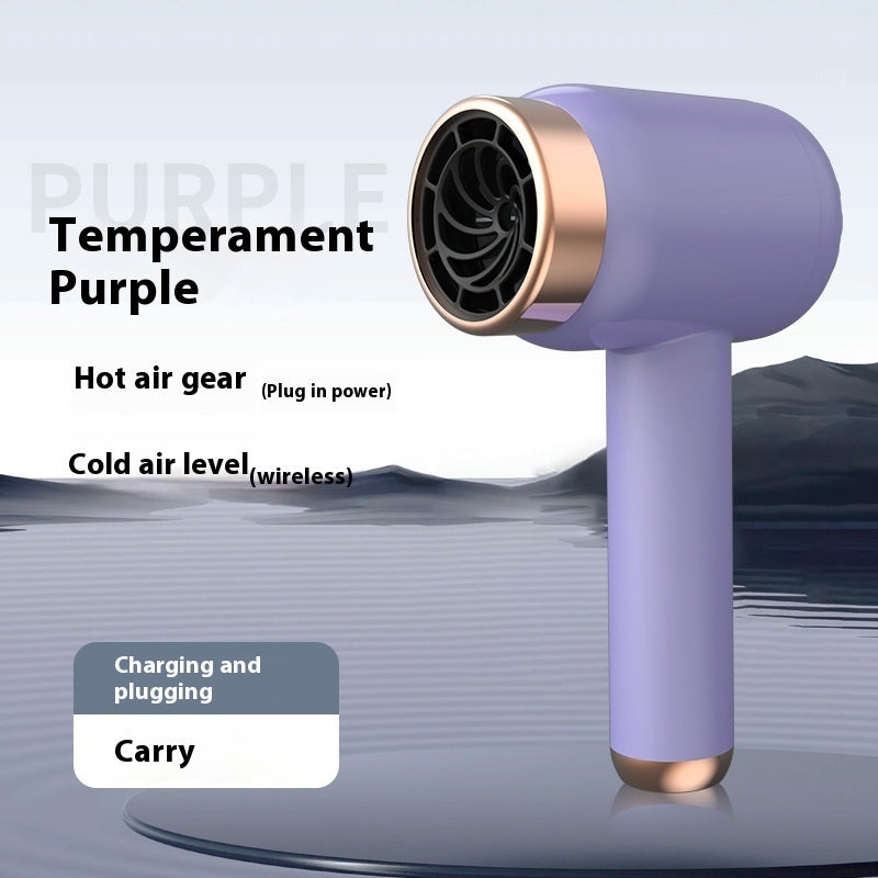 Wireless Hair Dryer with Anion Rechargeable Technology for Dormitory - Tech wireless hair dryer anion rechargeable