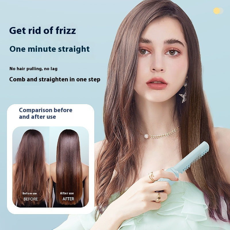 Wireless Hair Straighteners Small USB Rechargeable Titanium Coating - Teleplus wireless hair straighteners small usb