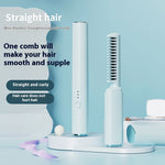 Wireless Hair Straighteners Small USB Rechargeable Titanium Coating - Teleplus wireless hair straighteners small usb