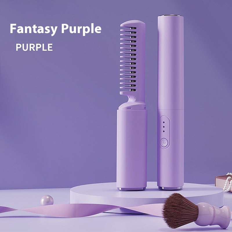 Wireless Hair Straighteners Small USB Rechargeable Titanium Coating - Teleplus wireless hair straighteners small usb