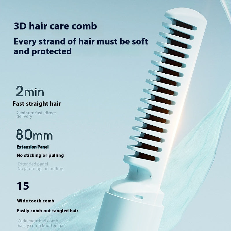 Wireless Hair Straighteners Small USB Rechargeable Titanium Coating - Teleplus wireless hair straighteners small usb