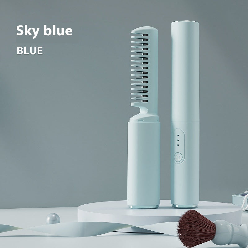 Wireless Hair Straighteners Small USB Rechargeable Titanium Coating - Teleplus wireless hair straighteners small usb