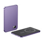 Wireless Magnetic Fast Charge Power Bank with Alloy Shell in Multiple Colors - wireless magnetic fast charge power bank