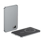 Wireless Magnetic Fast Charge Power Bank with Alloy Shell in Multiple Colors - wireless magnetic fast charge power bank