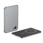 Wireless Magnetic Fast Charge Power Bank with Alloy Shell in Multiple Colors - wireless magnetic fast charge power bank
