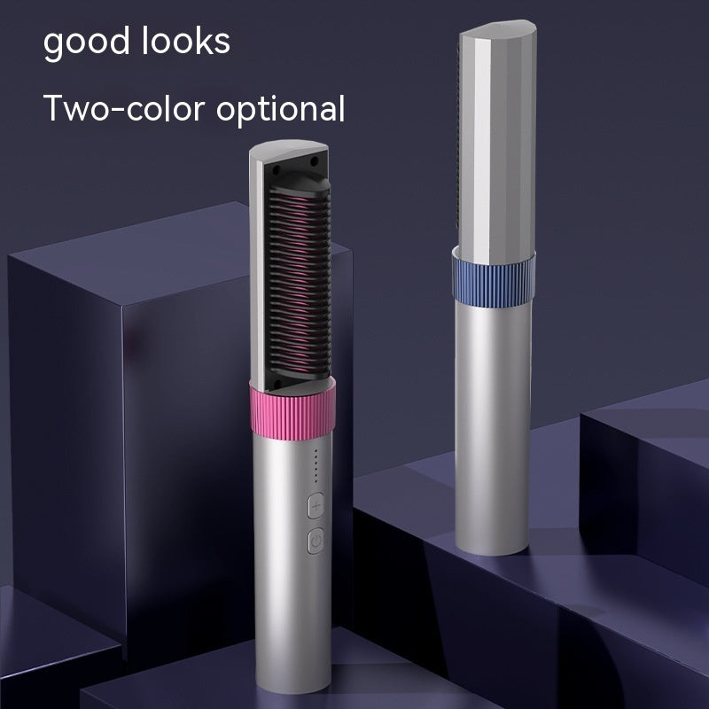 Wireless Portable Charging Straight Comb with Anion and Titanium Coating - Teleplus charging portable wireless straight