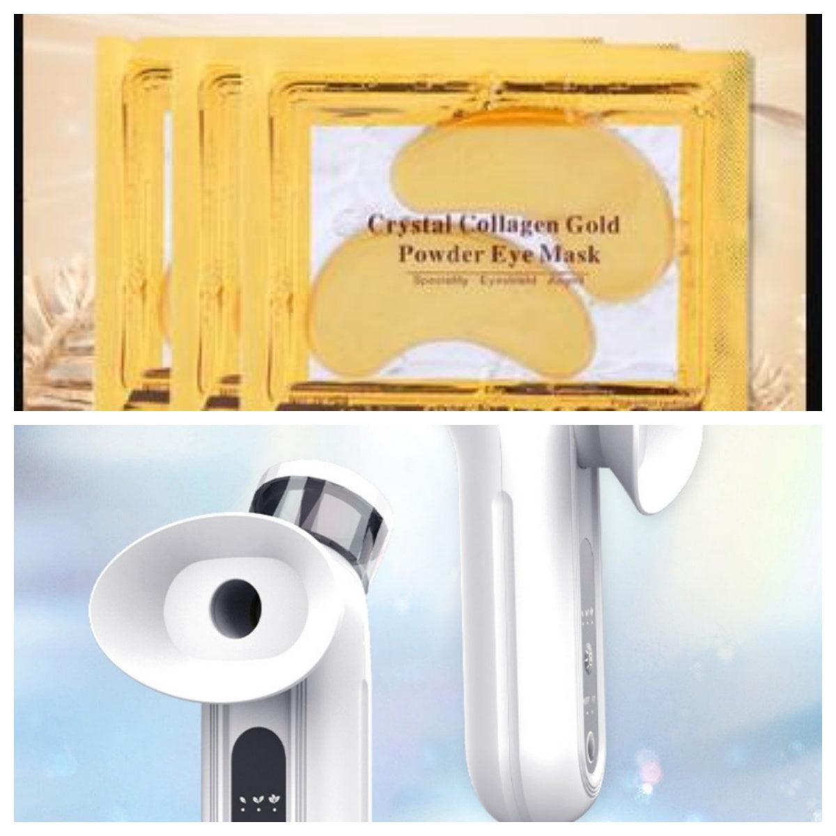 Wireless Rechargeable Hot Compress Eye Mask for Atomization and Cleaning - hot compress eye atomization cleaning