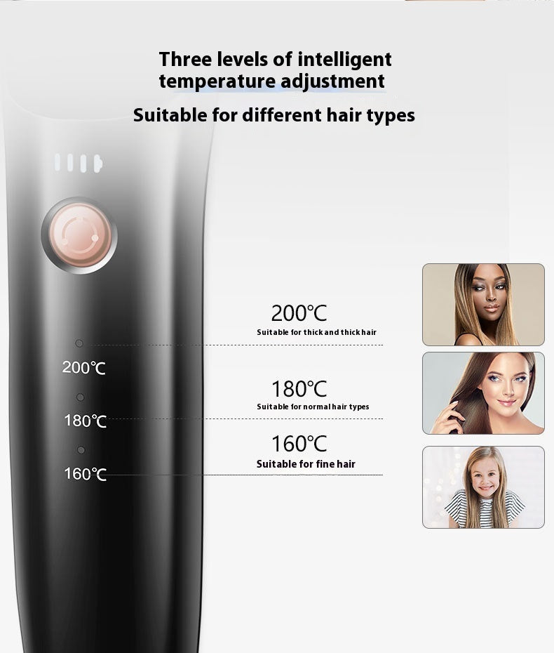 Wireless Straight Comb for Hair Curler and Straightening in Multiple Colors - wireless straight comb hair curler