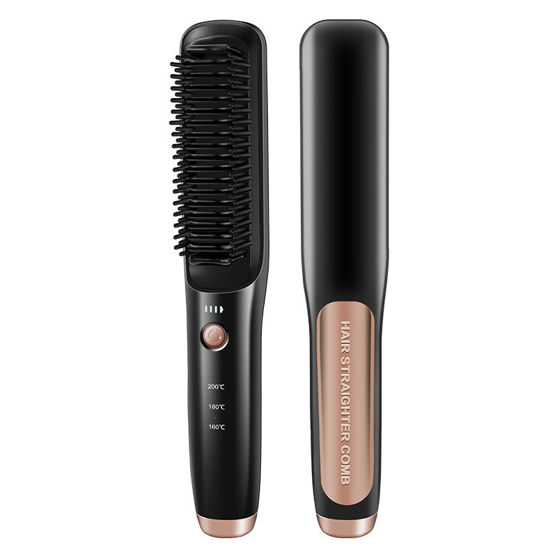 Wireless Straight Comb for Hair Curler and Straightening in Multiple Colors - wireless straight comb hair curler