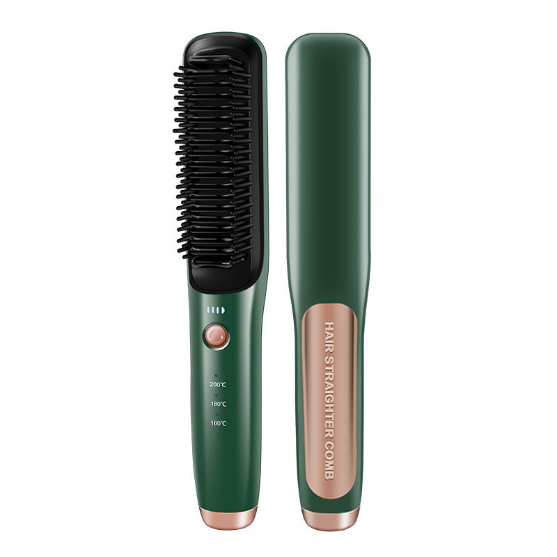 Wireless Straight Comb for Hair Curler and Straightening in Multiple Colors - wireless straight comb hair curler