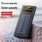 With Cable Four-wire Solar Energy Portable Battery For Mobile Phones - Solar Energy Portable Battery for Mobile Phones