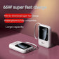 With Cable Power Bank 66W Bidirectional Super Fast Charge - Super Fast Power Bank 66W Bidirectional Charging