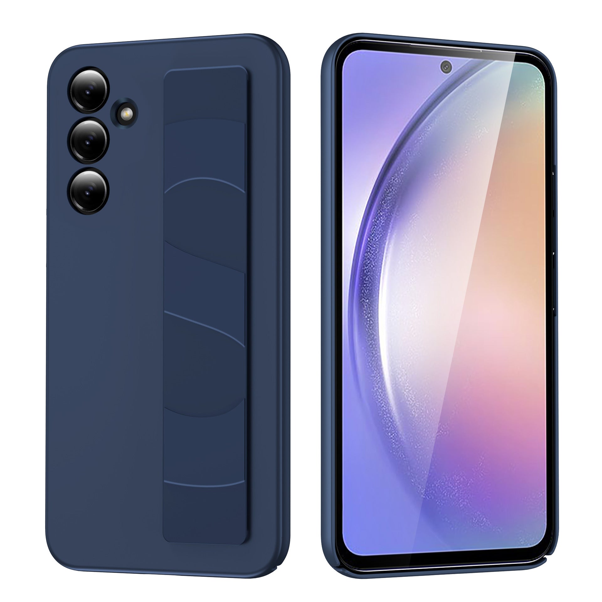 WLS Silicone Wristband Black Blue White Frosted Transparent Bracelet - [wls silicone wristband]