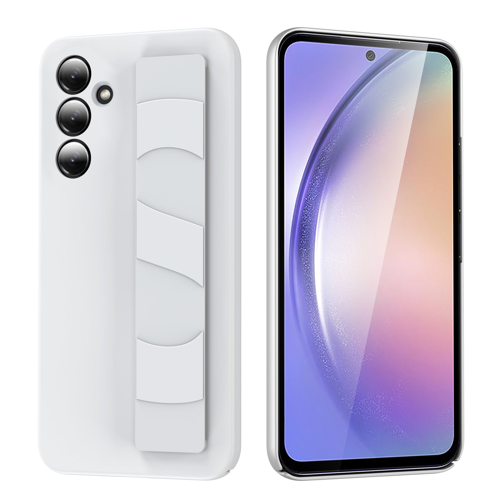 WLS Silicone Wristband Black Blue White Frosted Transparent Bracelet - [wls silicone wristband]